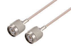PE3747LF - TNC オス 〜 TNC オス ケーブル、RG316 同軸、鉛フリーはんだ