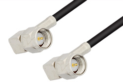 PE3775LF - SMA オス 直角 〜 SMA オス 直角ケーブル、RG174 同軸、鉛フリーはんだ