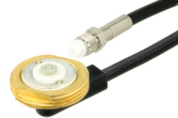 PE37843 - FME ジャック 〜 NMOマウント 雌雄同形 ケーブル、RG58 同軸