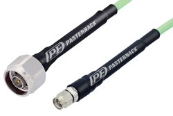 PE3C0689 - SMA オス 〜 N オス、低損失ケーブル、PE-P142LL 同軸
