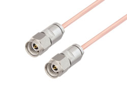 PE3C0835LF - 2.92mm オス 〜 2.92mm オス ケーブル、RG405 同軸、鉛フリーはんだ