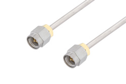 PE3C1398 - SMA Male to SMA Male Cable Using PE-SR402AL Coax