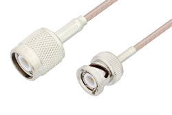 PE3C3393 - TNC オス 〜 BNC オス ケーブル、RG316 同軸