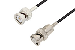 PE3C3463 - BNC オス 〜 MHV オス ケーブル、RG174 同軸