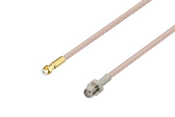 PE3C4062 - スナップオン MMBX プラグ 〜 SMA メス ケーブル、RG316-DS 同軸