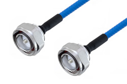 PE3C4130 - Plenum  7/16 DIN オス 〜 7/16 DIN オス、低PIMケーブル、SPP-250-LLPL 同軸、鉛フリーはんだ