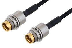 PE3C4846 - スライドオン BMA ジャック バルクヘッド 〜 スライドオン BMA ジャック バルクヘッドケーブル、PE-SR405FLJ 同軸