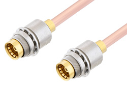 PE3C4874 - スライドオン BMA ジャック バルクヘッド 〜 スライドオン BMA ジャック バルクヘッドケーブル、RG405 同軸