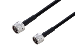 PE3C6360 - 耐火仕様 N オス 〜 N オス 低 PIM ケーブル、SPF-250 同軸 Times Microwave 製品使用