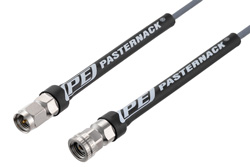 PE3C6633 - SMA オス 〜 1.85mm オス ケーブル、PE-P103 同軸