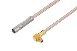 PE3C8030 - MCX ジャック ～ MMCX プラグ 直角, ケーブル RG316 同軸