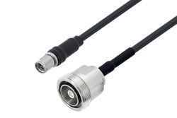 PE3C8363 - 7/16 DIN メス ～ SMA オス 低損失ケーブル LMR-195 同軸