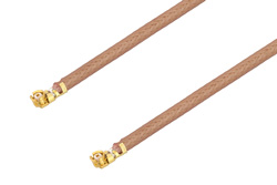 PE3CA1055 - UMCX 2.5 プラグ 〜 UMCX 2.5 プラグ ケーブル、RG178-DS 同軸