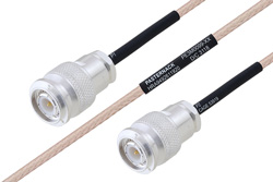 PE3M0099 - MIL-DTL-17 TNC オス 〜 TNC オス ケーブル、M17/113-RG316 同軸