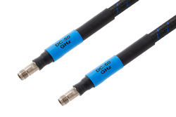 PE3TC0650 - 2.4mm Female to 2.4mm Female Precision Cable Using High Flex VNA Test Coax , LF Solder