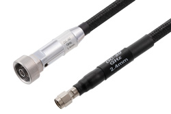 PE3TC0660 - 2.4mm NMD Female to 2.4mm Male Precision Cable Using High Flex VNA Test Coax