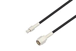PE3W06468 - MCX プラグ 〜 SMA オス ケーブル、LMR-100 同軸
