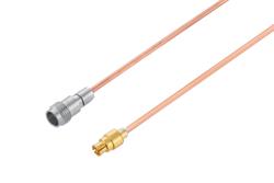 PE3W14540 - 1.85mm メス ～ Mini SMP メス, ケーブル PE-047SR 同軸