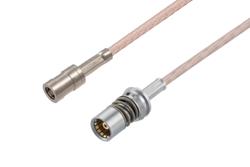 PE3W16831 - スナップオン BMA ジャック ～ SMB プラグ ケーブル, RG316 同軸