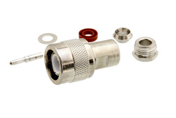 PE4242 - C オス コネクタ、クランプ/はんだ接続、RG55、RG58、RG141、RG142、RG223、RG303、RG400、PE-C195、PE-P195、LMR-195