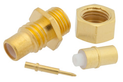 PE4361 - SMC ジャック コネクタ、クランプ/はんだ接続、PE-SR405AL、PE-SR405FL、RG405