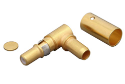 PE44036 - D-Sub プラグ 直角端子、はんだ接続、RG55、RG142、RG223、RG400