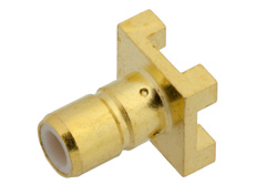 PE44119 - SMB ジャック コネクタ、はんだ接続、表面実装PCB