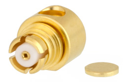 PE44275 - SMP メス 直角コネクタ、はんだ接続、PE-SR405AL、PE-SR405FL、PE-SR405FLJ、PE-SR405TN、RG405