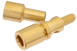 PE44300 - 75 Ω MCX ジャック コネクタ、圧着/はんだ接続、RG179、RG187