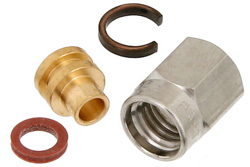 PE44382 - SSMA オス コネクタ、はんだ(ピン無し)接続、PE-SR405AL、PE-SR405FL、PE-SR405FLJ、RG405