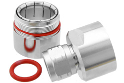 PE44563 - N オス コネクタ、クランプ/はんだ接続、7/8インチ環状