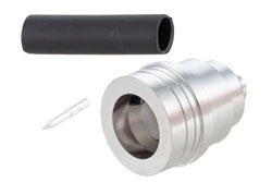 PE44599 - QN オス コネクタ、はんだ接続、PE-SR402AL、PE-SR402FL、RG402