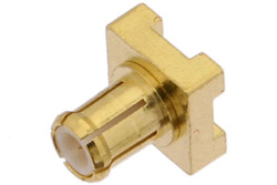 PE44613 - MCX プラグ コネクタ、はんだ接続、表面実装PCB