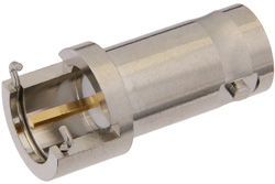 PE44616 - BNC メス コネクタ、はんだ接続、エンドランチPCB