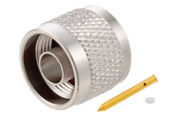 PE44700 - N オス コネクタ、はんだ接続、PE-SR405AL、PE-SR405FL、PE-SR405FLJ、PE-SR405TN、RG405