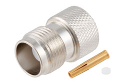 PE44712 - TNC メス コネクタ、はんだ接続、PE-SR405AL、PE-SR405FL、PE-SR405FLJ、PE-SR405TN、RG405