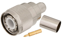 PE4474 - HN オス コネクタ、圧着/はんだ接続、RG214、RG9、RG225、RG393
