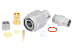 PE44815 - TNC オス プレシジョンコネクタ、クランプ/はんだ接続、PE-P142LL