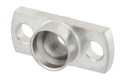 PE44907 - SMP オス フルデテント、2ホールパネルマウント、.282インチ穴間隔