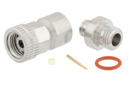 PE45005 - 1.85mm オス コネクタ、クランプ/はんだ接続、PE-P086、PE-P086LL