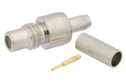 PE45156 - SMC ジャック コネクタ、圧着/はんだ接続、RG188-DS、RG316-DS