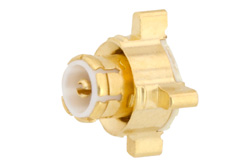 PE45259TR1 - MMBX プラグ スライドオンコネクタ、はんだ接続、表面実装PCB、オス中心導体