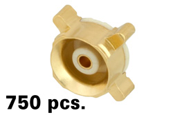 PE45262TR750 - MMBX ジャック スナップオンコネクタ、はんだ接続、表面実装PCB、メス中心導体, 1 リール 750 個入り