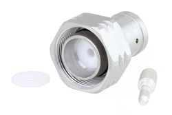 PE45299 - 4.3-10 オス 低PIMコネクタ、はんだ接続、PE-1/2SFHC、IP67準拠