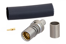 PE45320 - BMA ジャック スナップオンコネクタ、圧着/はんだ接続、RG142、RG223、RG400、RG55