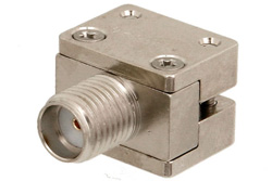 PE4534 - SMA メス コネクタ、はんだ/はんだ(キャプティブ端子)接続、1/16インチストリップラインPCB