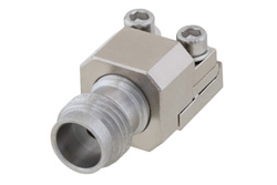 PE45402 - 1.85mm メス コネクタ、クランプ/はんだ(キャプティブ端子)接続、エンドランチPCB、交換可能エンドランチ, 0.35 インチ幅