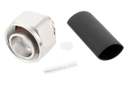 PE45418 - 4.3-10 オス コネクタ、はんだ接続、SPP-250-LLPL、低PIM