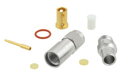 PE45440 - SMA オス コネクタ、クランプ/はんだ接続、PE-P160LL