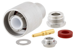 PE45479 - SC オス コネクタ、クランプ/はんだ接続、RG55、RG58、RG141、RG142、RG223、RG303、RG400、PE-C195、PE-P195、LMR-195